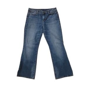 Talbots Jeans Womens 8P Heritage Boot Mid Rise Medium Wash Stretch Blue Denim